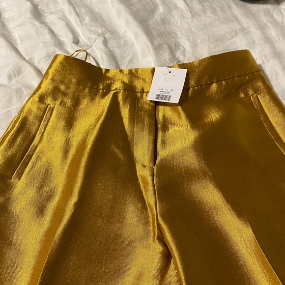 Gold ankle pants - Picture 3 of 5